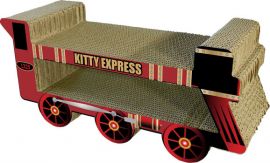 Kitty Express Train Corrugated Cat Scratcher