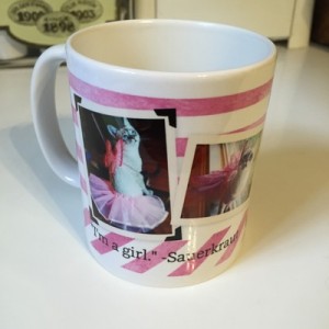 "I'm a girl." Official Sauerkraut Coffee Mug