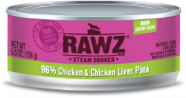 RAWZ 96% Chicken & Chicken Liver Pate for Cats