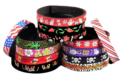 Beastie Band Cat Collar Solid Colors Purple